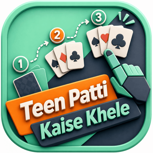 Teen Patti Kaise Khele app icon