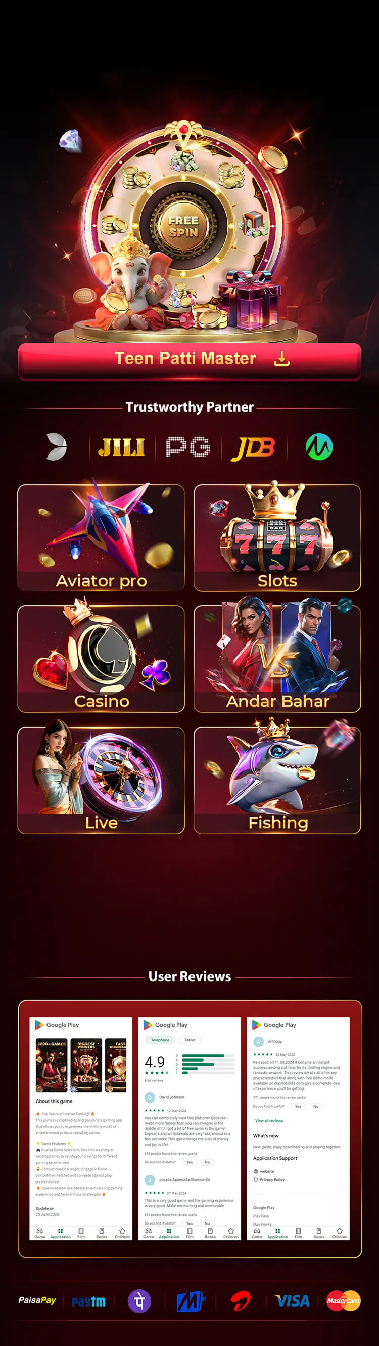Teen Patti Game Review download campaign